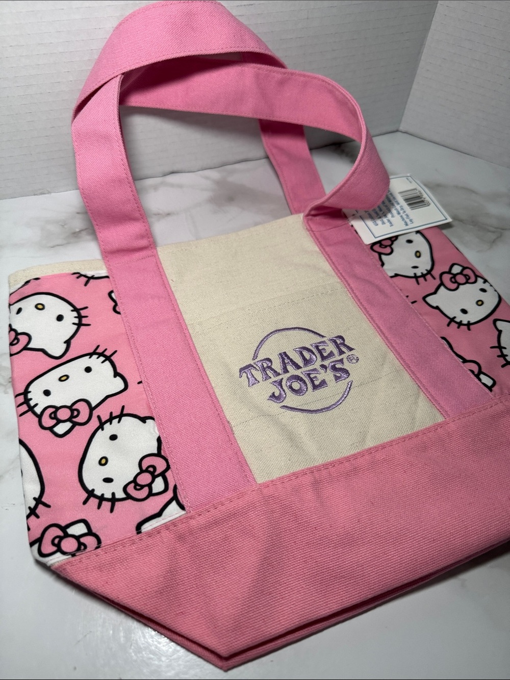 Custom Trader Joe Mini Tote - Pink, Hello Kitty, NWT - Picture 17 of 17
